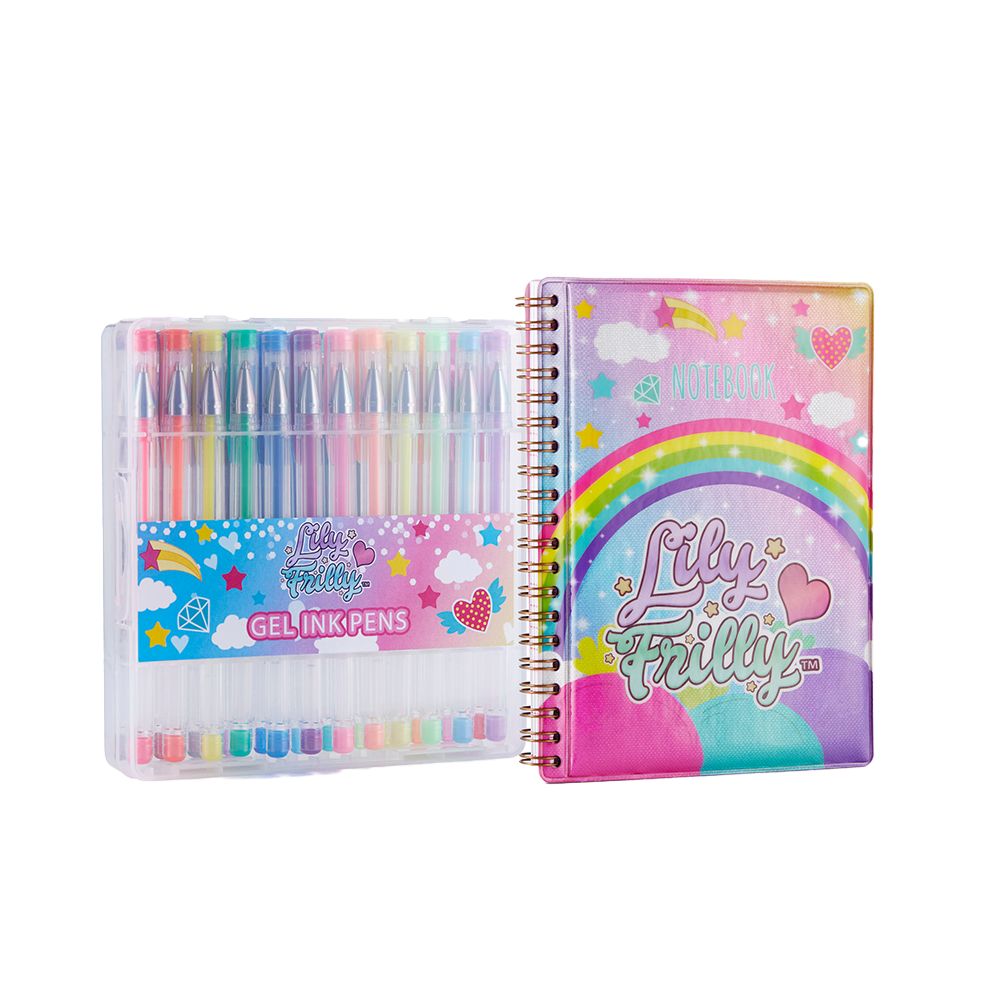 Notebook and Gel Pen Set