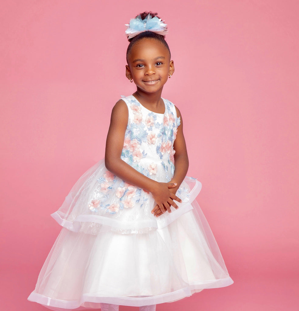 Petals and Lace Dress Lily Frilly