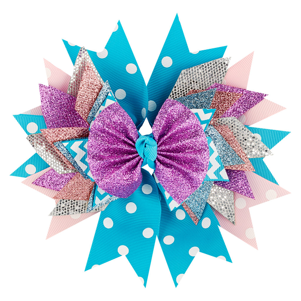 Blue/Purple Bow
